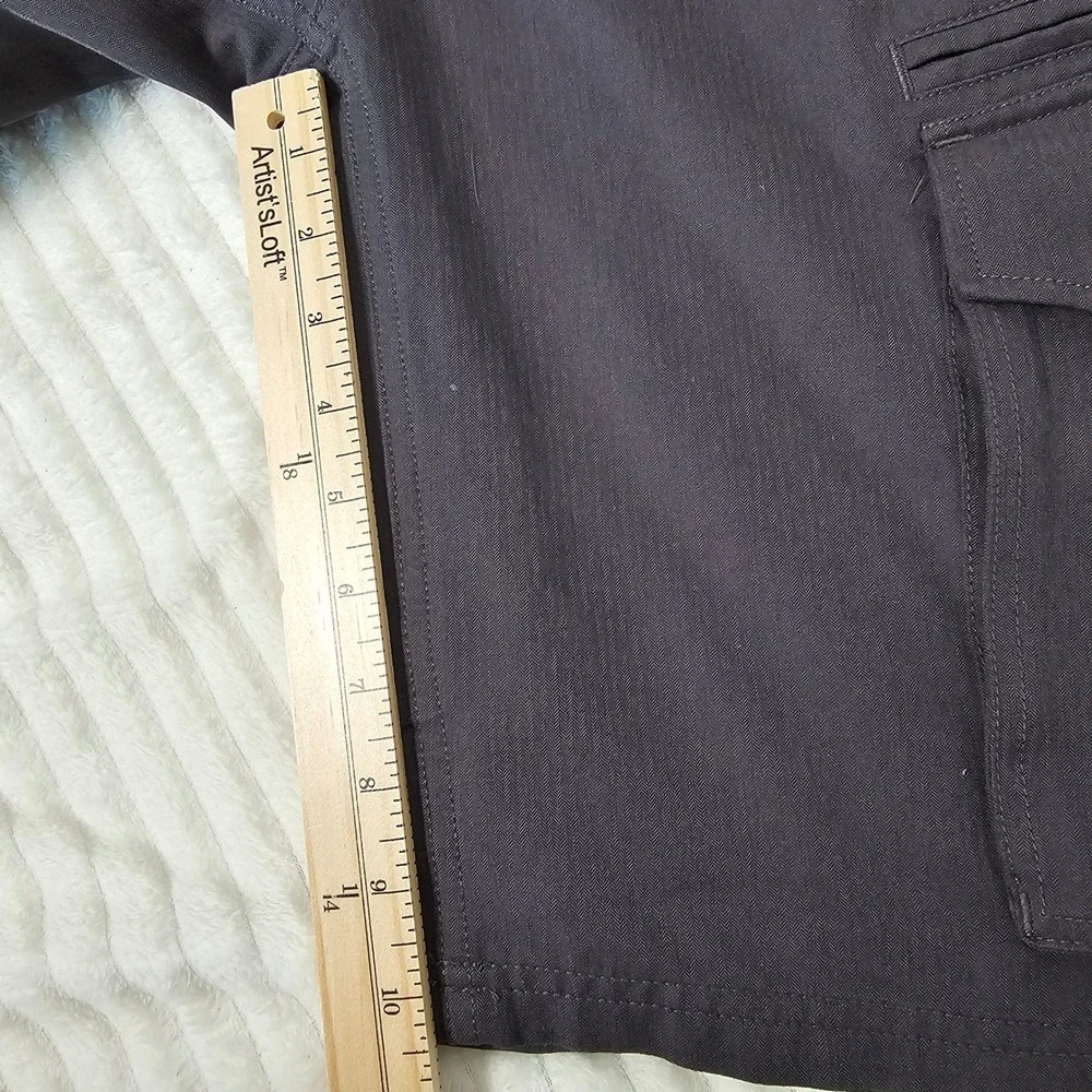 The North Face Mens Rainier Cargo Shorts 34 Grey Hiking Gorpcore Outdoor